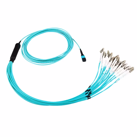 Factory Sales 8f 12f 24f LC/Sc/St/FC MPO/MTP Connector Trunk Cable Fiber Optic Patch Cord / Patchcord