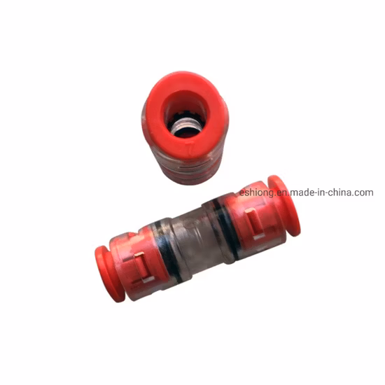 Connecteurs de micro-conduit droits à fibre optique, coupleur de télécommunications HDPE, vente en gros d'usine